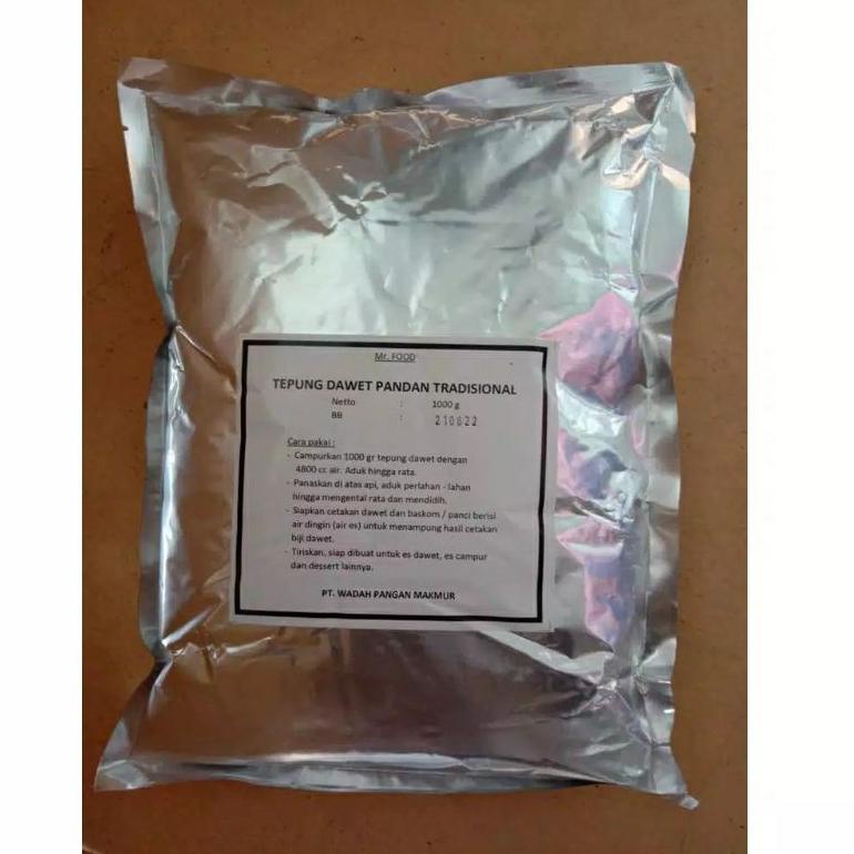 

V38 Tepung Dawet Tradisional Hijau Pandan Mr. Food 1000gr TERMURAH ふ