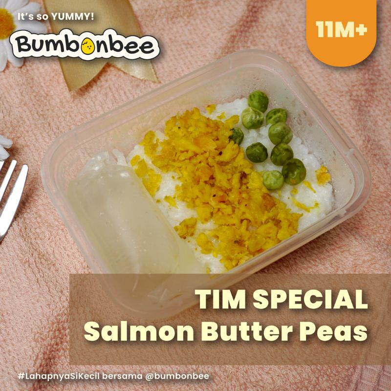 NASI TIM SPECIAL SALMON BUTTER PEAS/NASI TIM MPASI