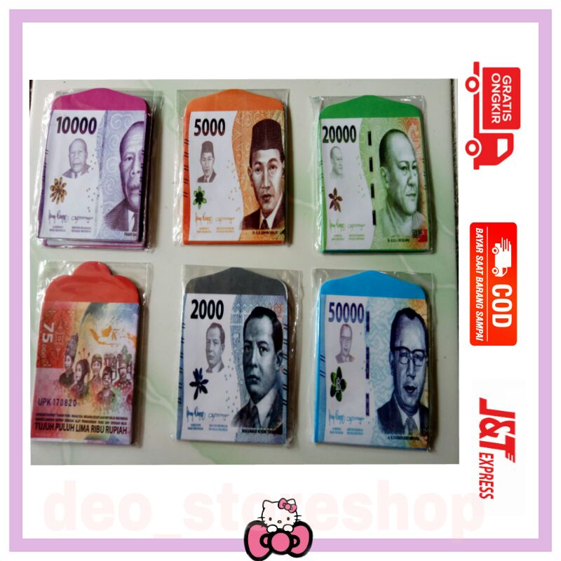 

AMPLOP LEBARAN MEDIUM UANG KARAKTER SNACK