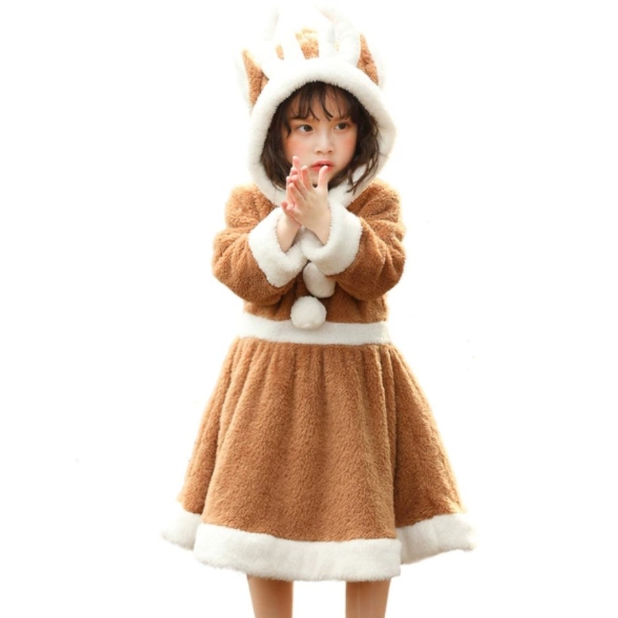 Reindeer Dress Costume Christmas Costume Kostum Natal Anak Rusa Kutub