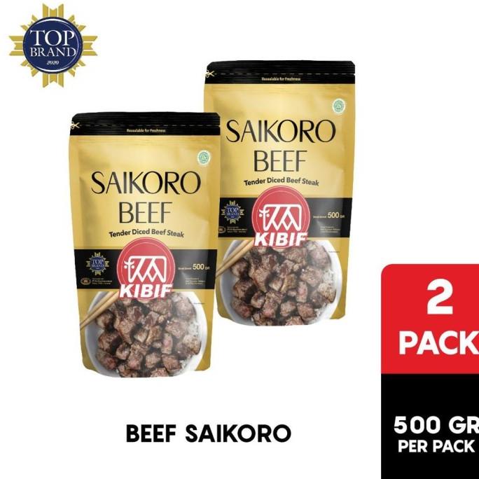 

NEW KIBIF BEEF SAIKORO / DAGING SAPI CUBES 500 GR MULTIPACK MURAH H65464UJ