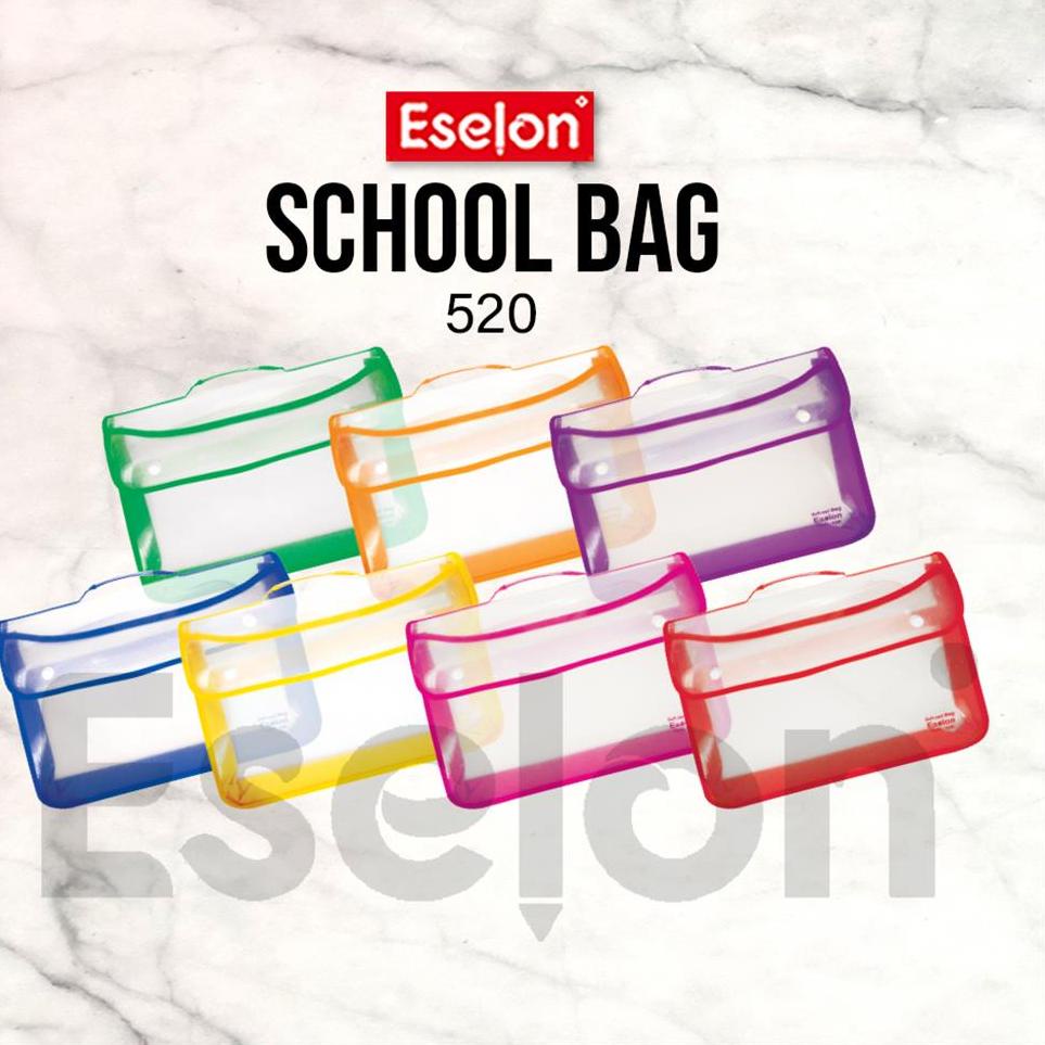 

Y89 Map Tas 2 kancing+jaring School bag Folio 520 ESELON / zipper bag Eselon TREND TERKINI ボ