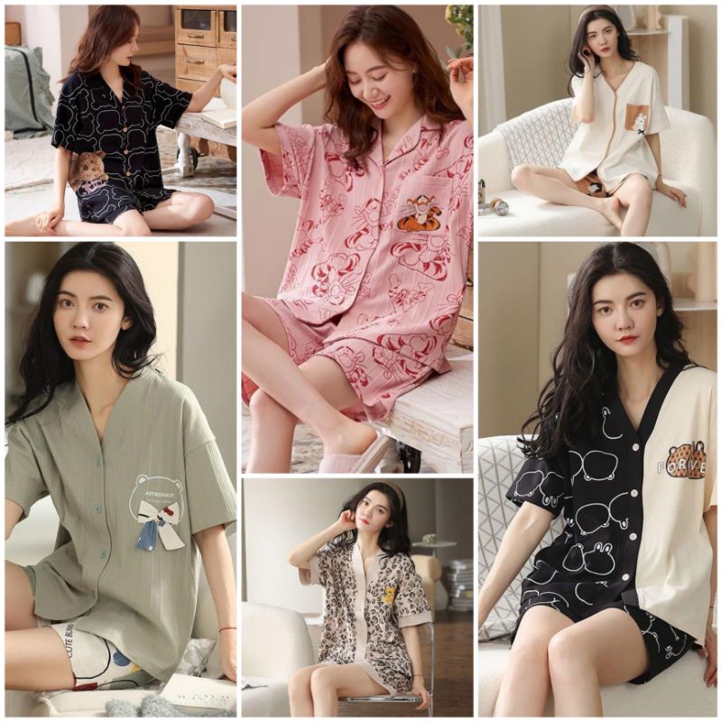 Baju tidur wanita import/fashion wanita/baju tidur murah C09-D1