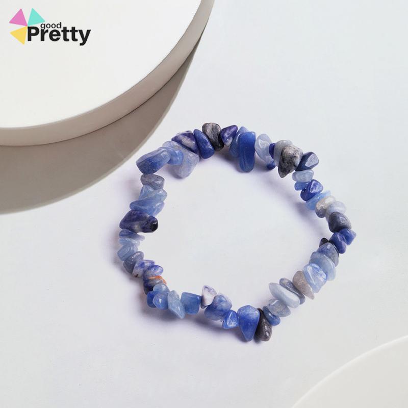 Gelang Kristal Batu Alam aksesoris fashion Korea Untuk Wanita - PD