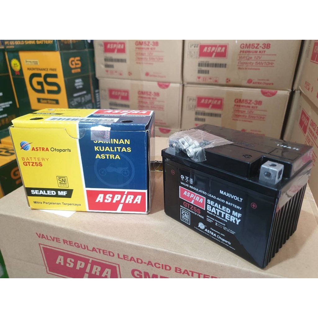 Aki Motor Nex, Address, Hayate, Spin, Skywafe, Shogun 125 GTZ5S ASPIRA ORI MF