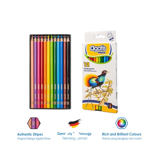 

Color Pencils Agatis Pensil Warna Prime 111G PH-C-1201 Isi 12