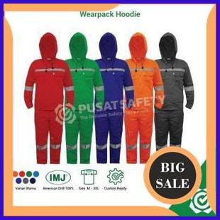 onderdil Wearpack Safety Setelan Baju Celana IMJ Hoodie 1F3BZ3