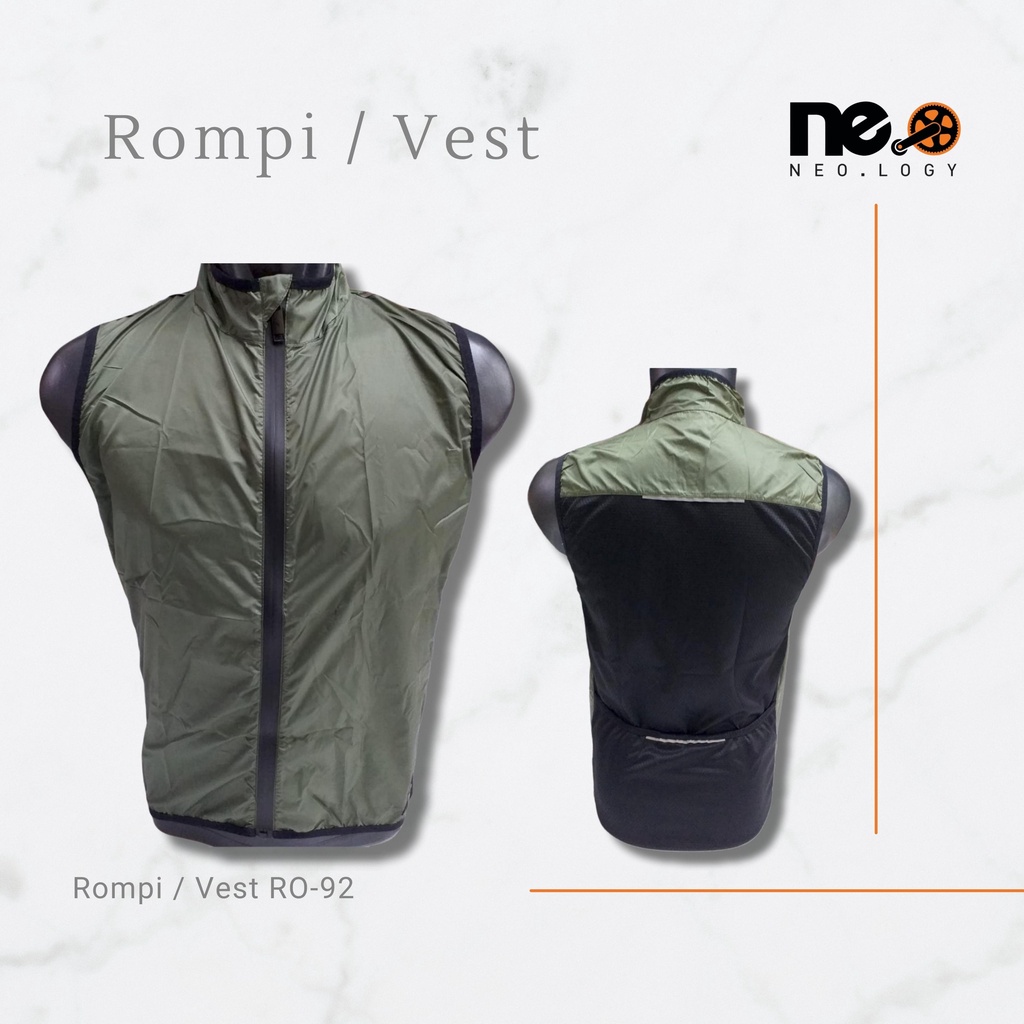 Rompi Vest Jaket Olahraga Sepeda Lipat Cycling Vest Neology Sport