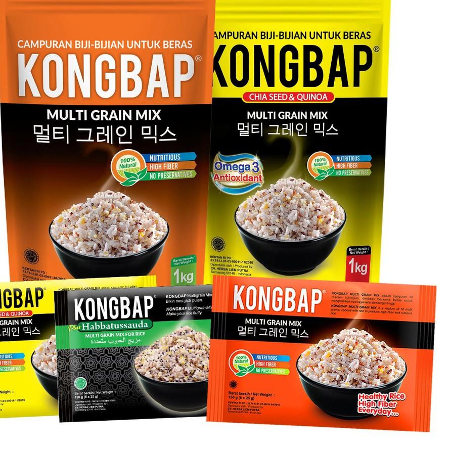 

❀ Kongbap Multigrain Mix Beras Organik 1 Kg Natural Super Food ❇