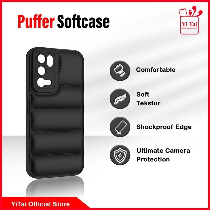 YITAI-YC29 Puffer Case Oppo A57 4G 2022 A77S A74 4G A95 4G A76 A96 A36