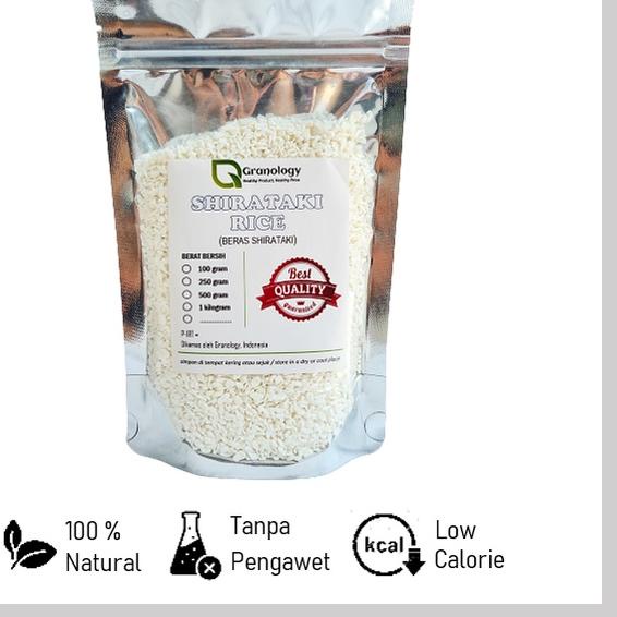 

℮ Beras Shirataki Konnyaku / Beras Diet (250 gram) by Granology ℮