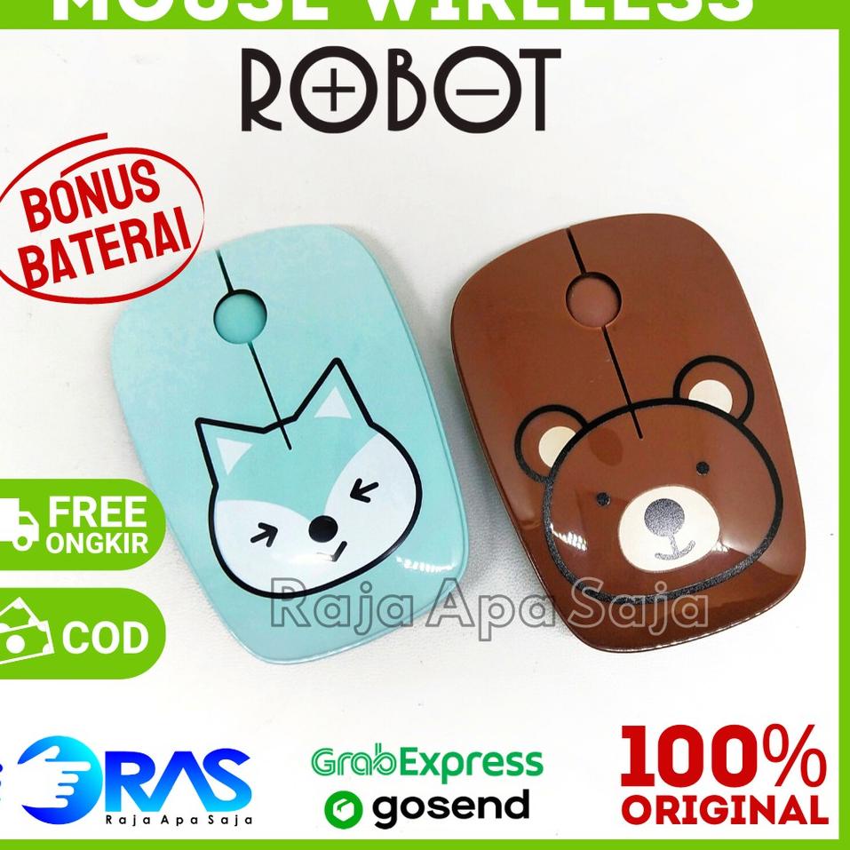 Ready stockMOUSE WIRELESS Bluetooth Karakter Lucu - Mous Mause Maus Tanpa Kabel Laptop Leptop Komput