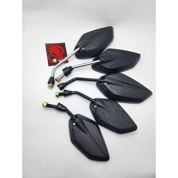 Spion Standar Bawaan Yamaha Jupiter Gagang Standar Crome Dan Hitam - Spion Standar Yamaha Jupiter Nmax Aerox Lexi PCX Vixion Mio Fino Vega Dan lainnya