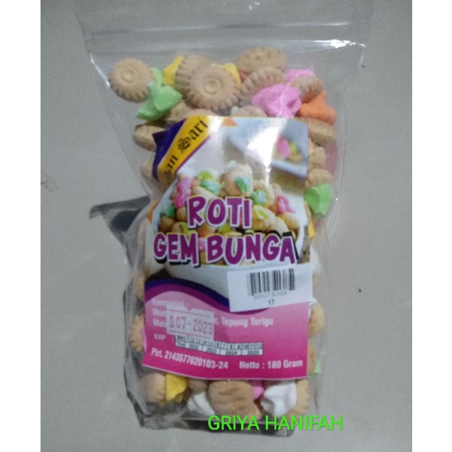 Roti gem bunga, gem rose, gem bunga, roti, roti gem