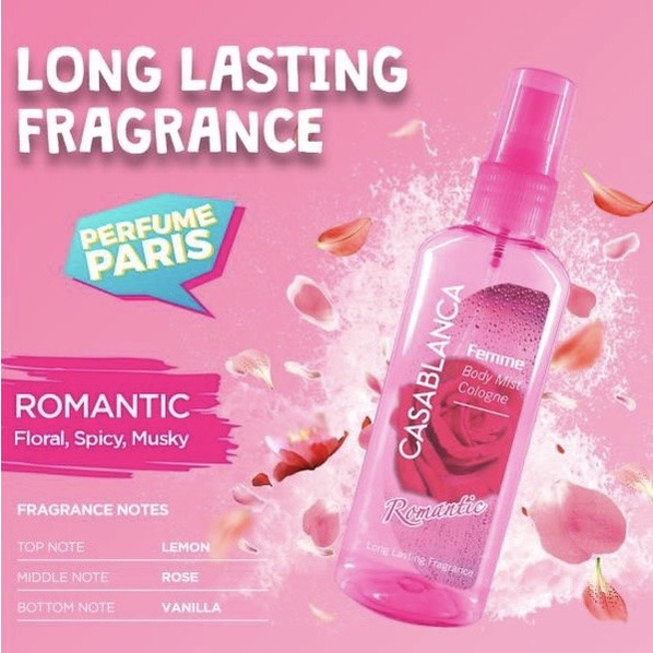 Casablanca Body Mist Cologne Wanita 100 ml