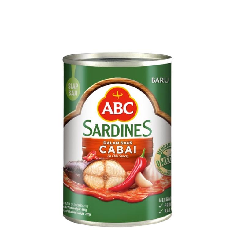 

wfi-26 ABC Sarden Saus Cabai 6 x 155 gr Terjamin