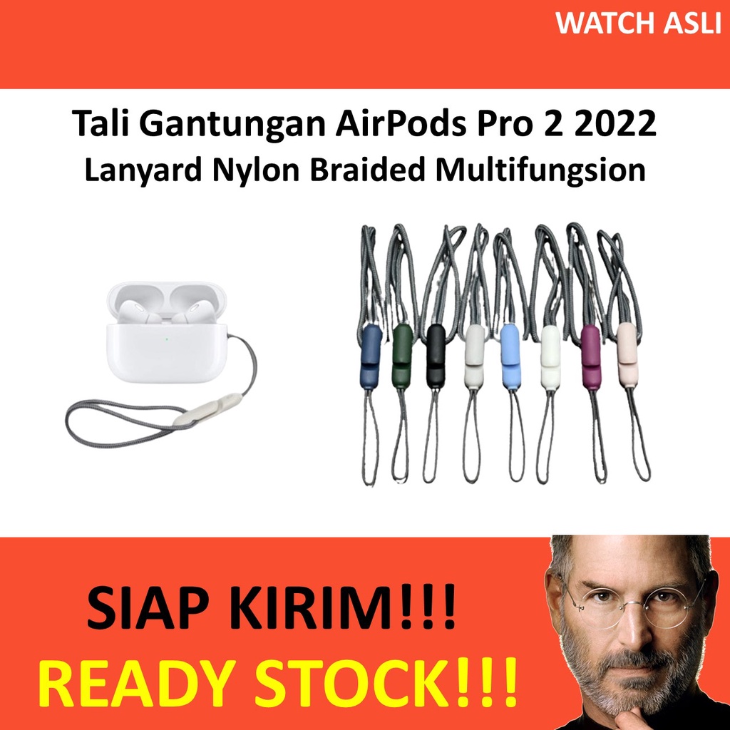 Lanyard Nylon Braided Multifungsion TALI GANTUNGAN AIRPODS PRO 2 2022