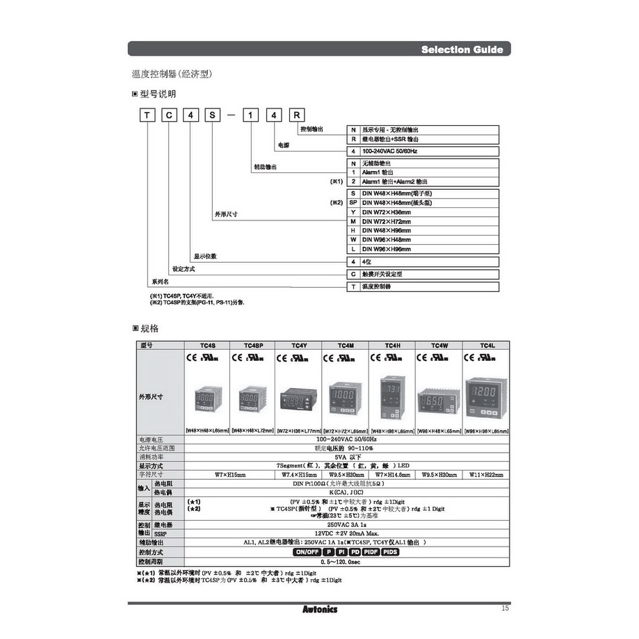 Thermostat TCN4S-24R TC4S-14R TC4S-24R TZ4ST-14R TC4H TC4W TZ4L TZ4SP-14R TZN4M-R4R TZN4W TK4S-14SN