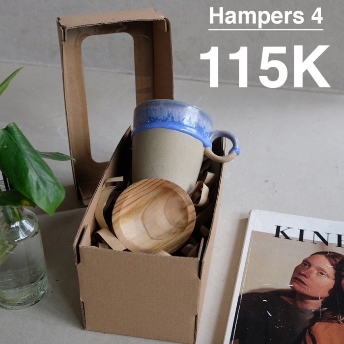 

(COD) Naruna Promo Paket Hampers Cangkir Piring Keramik - 4