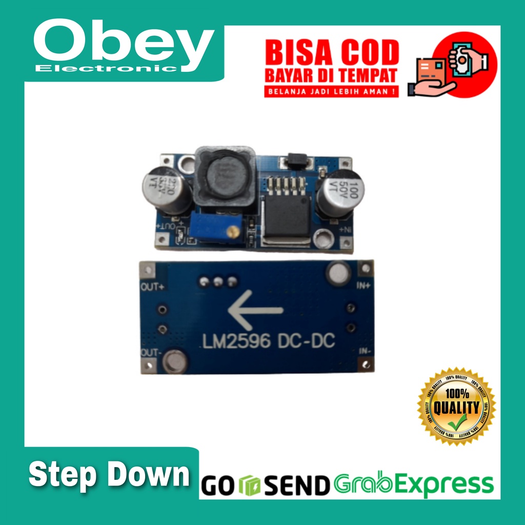 Dc-dc Modul Sumber Daya Listrik Step-down Dc 6-24v Ke Dc 5v 3a