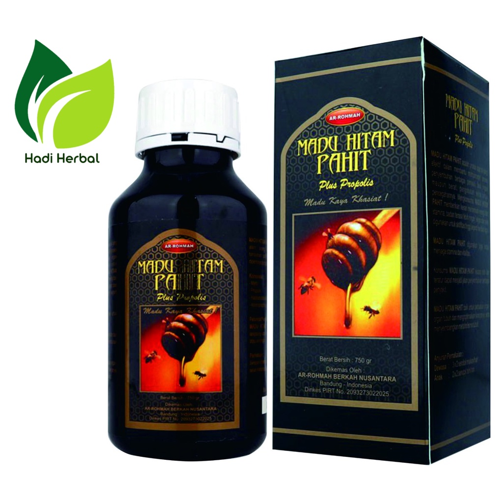 

Ar-Rohmah Madu Hitam Pahit Plus Propolis 470 gram _ Hadi Herbal