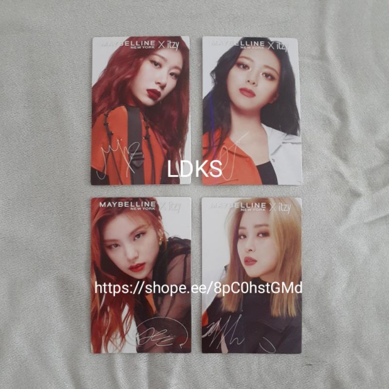 Maybelline X Itzy Photocard