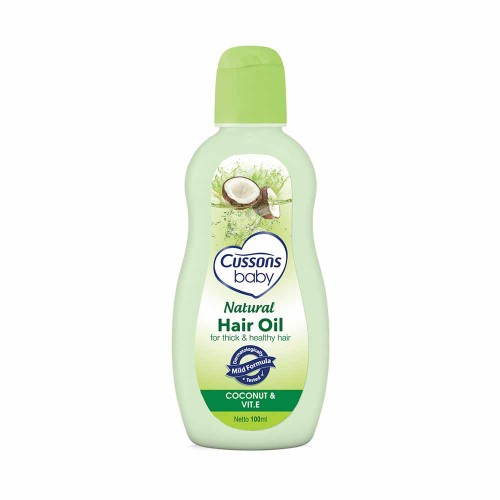 CUSSONS BABY NATURAL HAIR OIL 100ml COCONUT