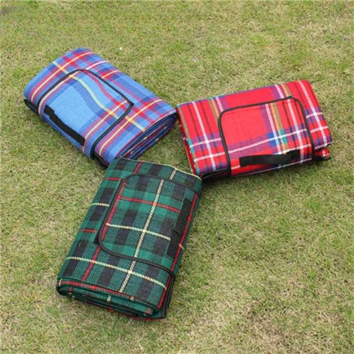 Tikar Matras Camping Lipat Anti Air Waterproof Picnic Blanket 1.5x2 m