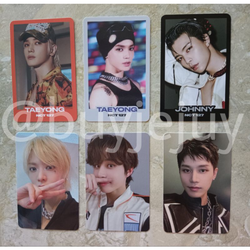 PC PHOTOCARD OFFICIAL NCT 127 TRADING CARD TC A B C D UNSEALED MD 2 BADDIES TAEYONG JOHNNY YUTA JUNG
