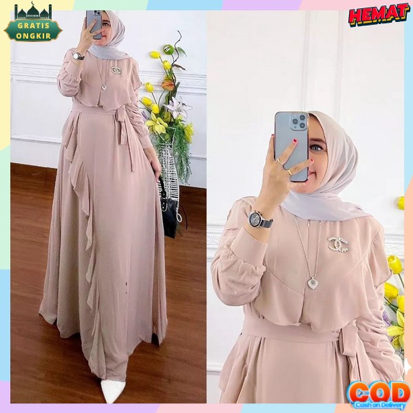 Gamid Wamita Cewe Viral Hari Raya Muslim Gamis Lebaran 2023 Atadan Gaun Kekinia Gami Sanita Pakauan 