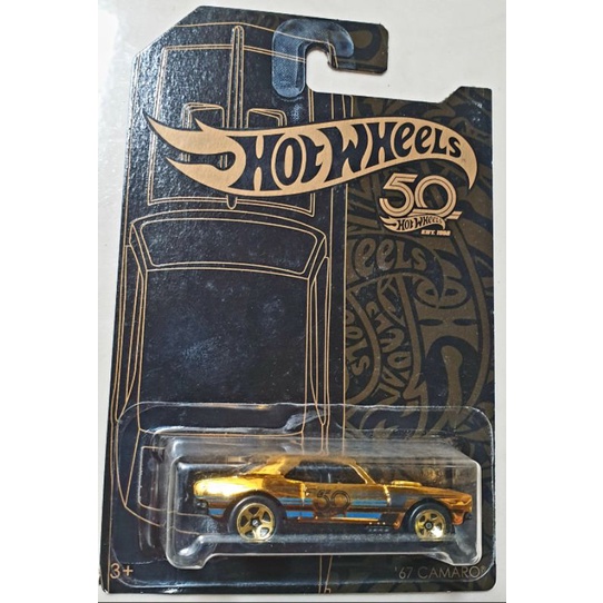 [PROMO] HW Hot Wheels 67 Camaro special item BLACK GOLD 50TH ANNIVERSARY EDITION