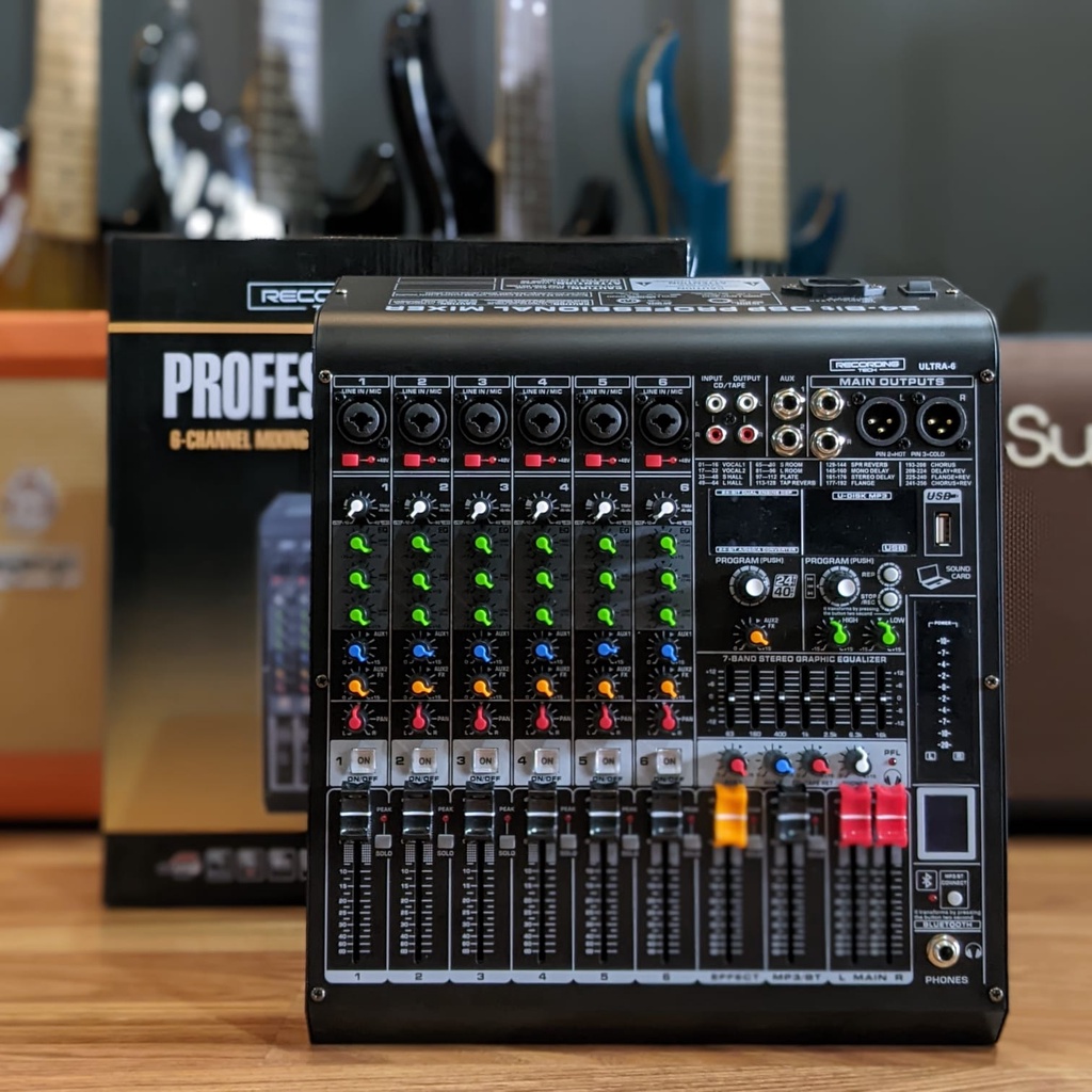 RecordingTech Ultra 6 channel Audio Mixer