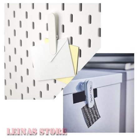 

Terlaris Jepitan Putih Pegboard/ Jepitan Kertas / Pegboard Klip Putih Isi 2 Pcs