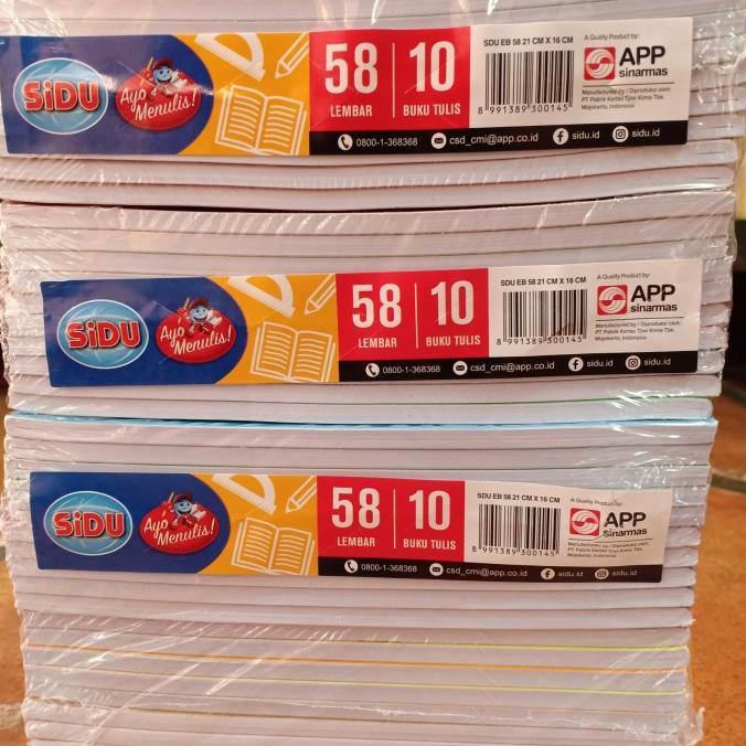 

Buku Tulis SiDu isi 58 lembar TERMURAH