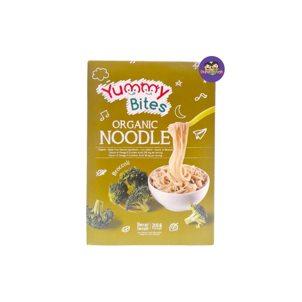 

YUMMY BITES Organic Noodle Broccoli 200gr