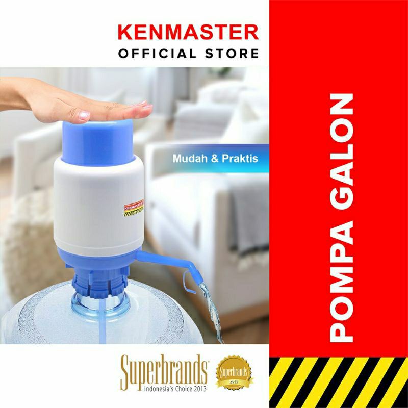 Kenmaster . Pompa air galon aqua manual ,  drinking water pump