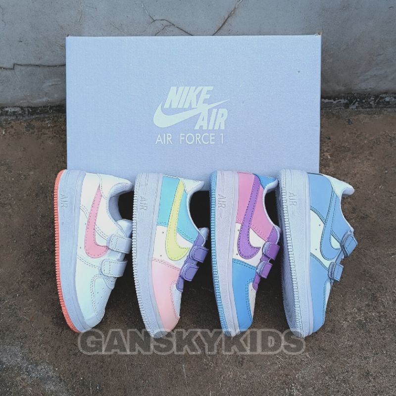 SEPATU ANAK PEREMPUAN NIKE AIR FORCE 1 PREMIUM HIGH QUALITY SEPATU NIKE ANAK SEPATU ANAK CEWE SEPATU ANAK WANITA