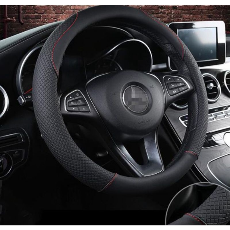 FORAUTO Cover Stir Mobil Bahan Kulit 38 cm - V70