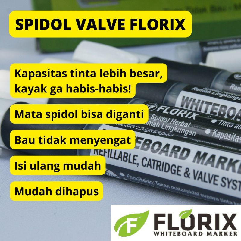 

Spidol Whiteboard Florix VALVE CARTRIDGE SATUAN