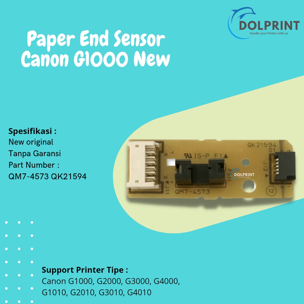 Sensor Canon G1000 New G4010 G3010 G2010 G1010 PE Sensor Kertas Belakang G1000 G2000 G3000 Original