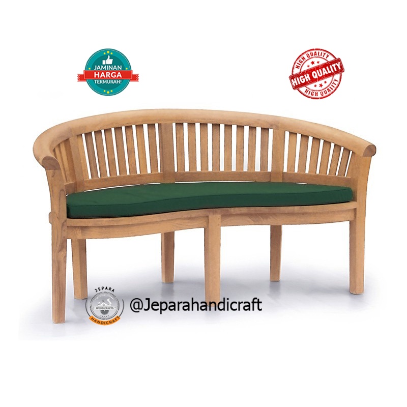 Busa Kursi Banana Kacang Kebun Jati | Alas Duduk Bantalan Bantal Bangku Bale Bale Tebal Premium
