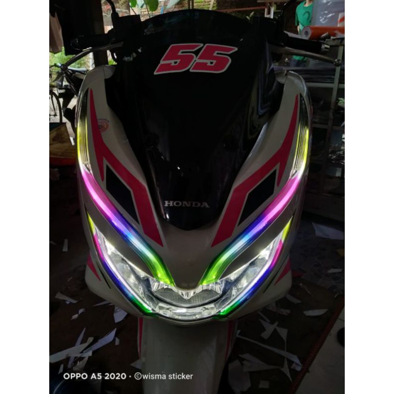 Stiker Alis Pcx 150 / Sticker Alis Atas Bawah RGB / Stiker PCX / Stiker Alis PCX 150