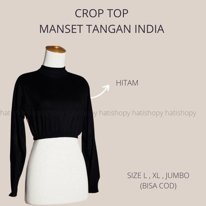 Manset India / Manset India Lengan Panjang / Manset Crop / Kaos India