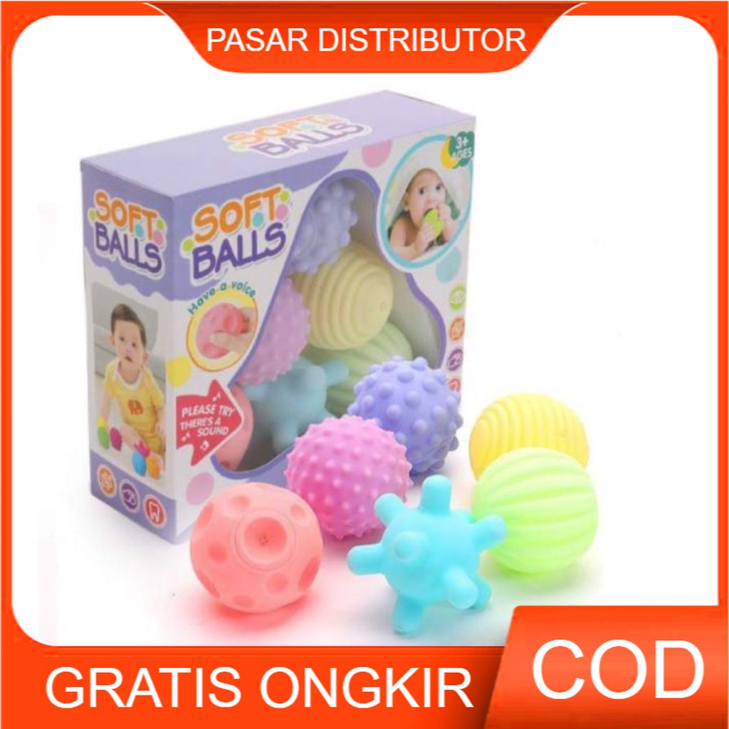 Mainan Anak TOUCH BALL MATERNAL &amp; INFANT Bola Mandi Anak Gigit Dan SPA