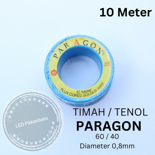 1METER TIMAH SOLDER METERAN -TENOL - WIRE SOLDER 0.8 ALLOY 60/40% 1 METER