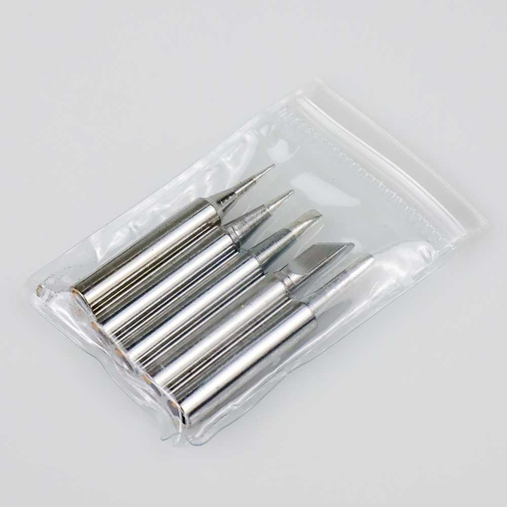 Solder Iron Adjustable Fast Heating 60W with 5 Tips - Taffware