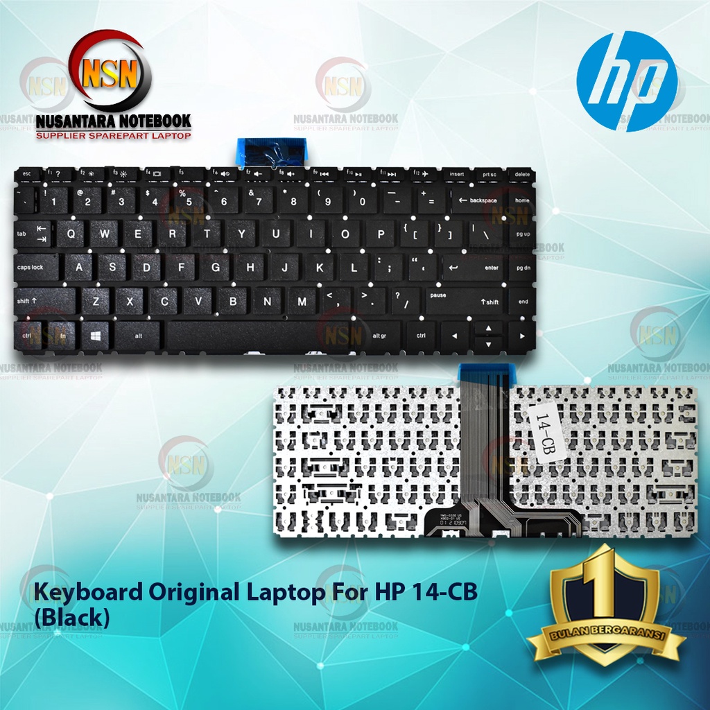 Keyboard Original Laptop For HP 14-CB BLACK