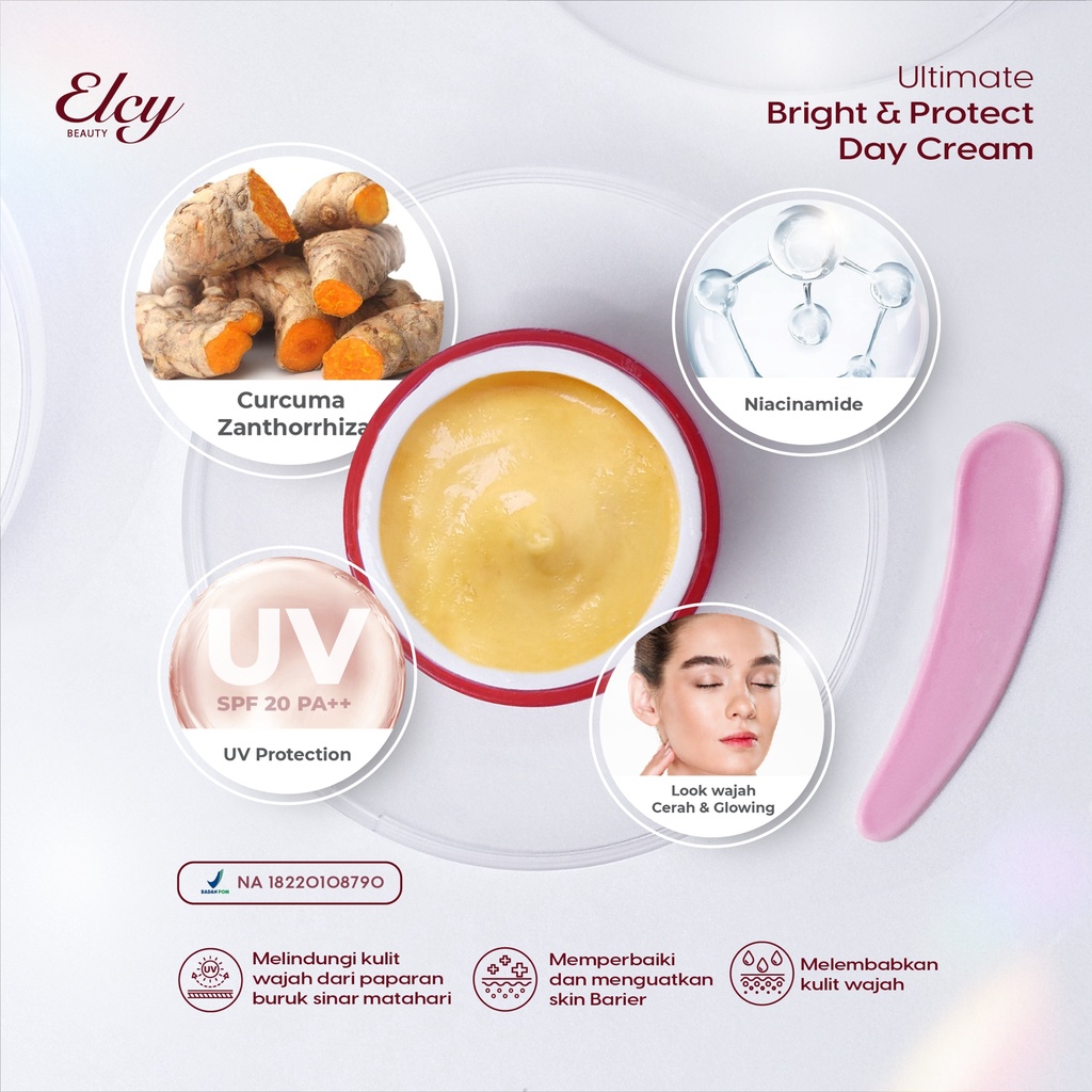 Cream Siang / Cream Malam ELCY Beauty Terbaru BPOM