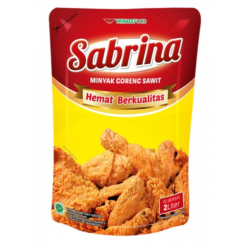 

Sabrina Minyak Goreng 2 Liter Refill