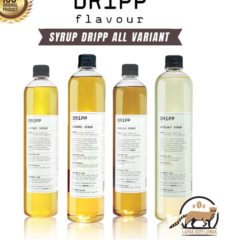 

【Penjualan Terbaik】✅COD Dripp Syrup All Variant - Sirup Dripp Pandan, Caramel, Hazelnut, Vanilla, Lychee, Palm Sugar